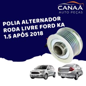 Polia Alternador Roda Livre Ford Ka 1.5 Após 2018