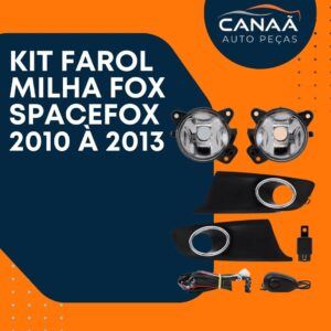 Kit Farol Milha Fox Spacefox 2010 à 2013