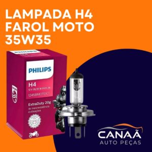 Lâmpada H4 Farol Moto 35w35