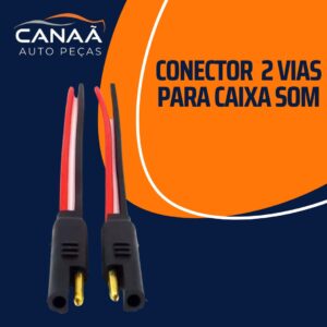 Conector 2 vias para Caixa de Som