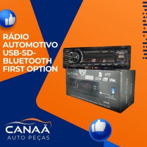 Rádio Automotivo USB-SD-Bluetooth First Option