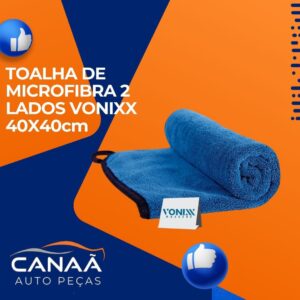 Toalha de Microfibra 2 Lados Vonixx 40x40cm