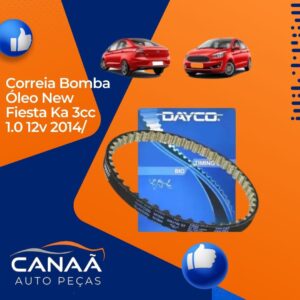 Correia Bomba Óleo New Fiest Ka 3cc 1.0 12v 2014