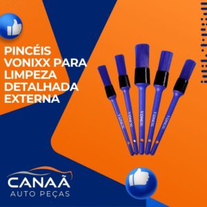 Pincéis Vonixx para Limpeza Detalhada Externo