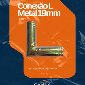 Conexão L Metal 19mm